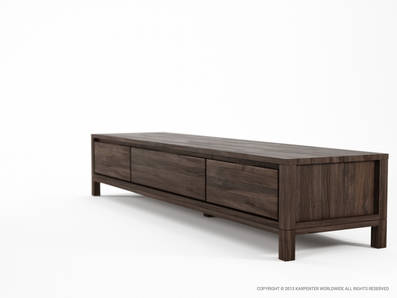 457_899 Медиа-шкаф с 2 ящиками и 1 откидной дверцей Karpenter Solid - Вид №2