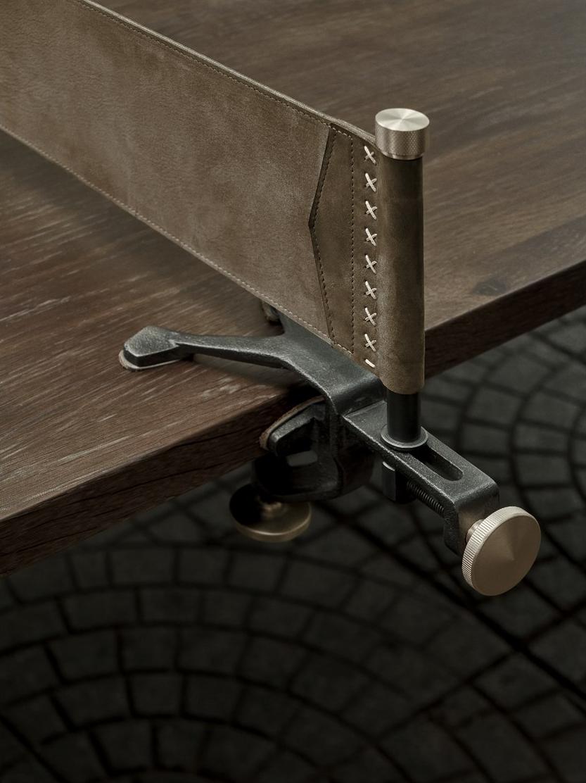 District Eight Прямоугольный стол для пинг-понга из дуба и чугуна  M0251  - Вид №3