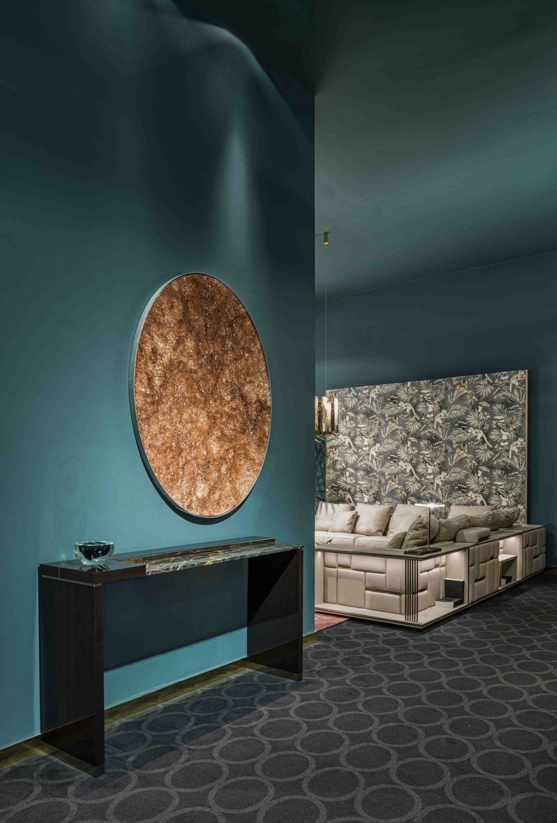 Прямоугольная консоль из мрамора и дерева Visionnaire Barbican ARCH-00100745 - Вид №2