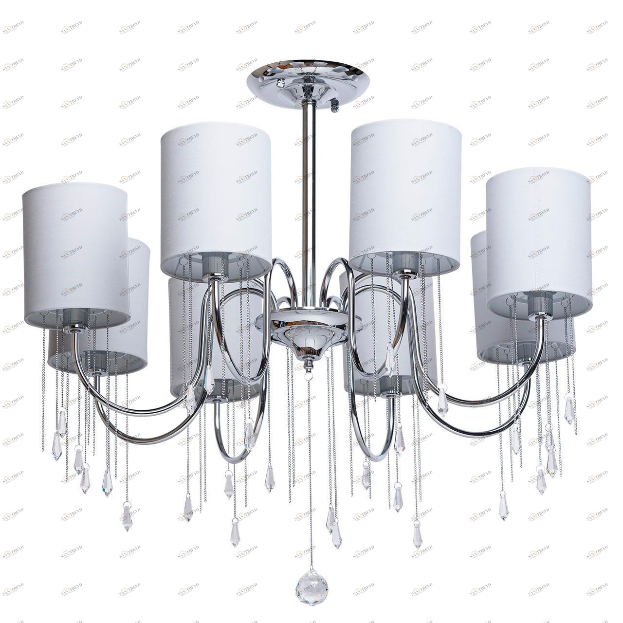 Потолочная люстра MW-Light Федерика 80 379018608 MW-LIGHT ДИЗАЙНЕРСКИЕ, ФЕДЕРИКА 187862 Серый 