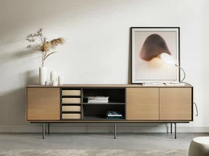 TREKU Буфет из лакированной древесины Aura