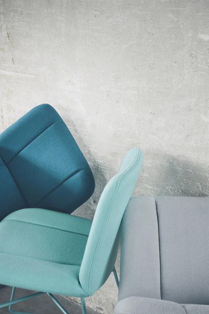 Billiani Стул из мягкой ткани Hippy 637 - Вид №4