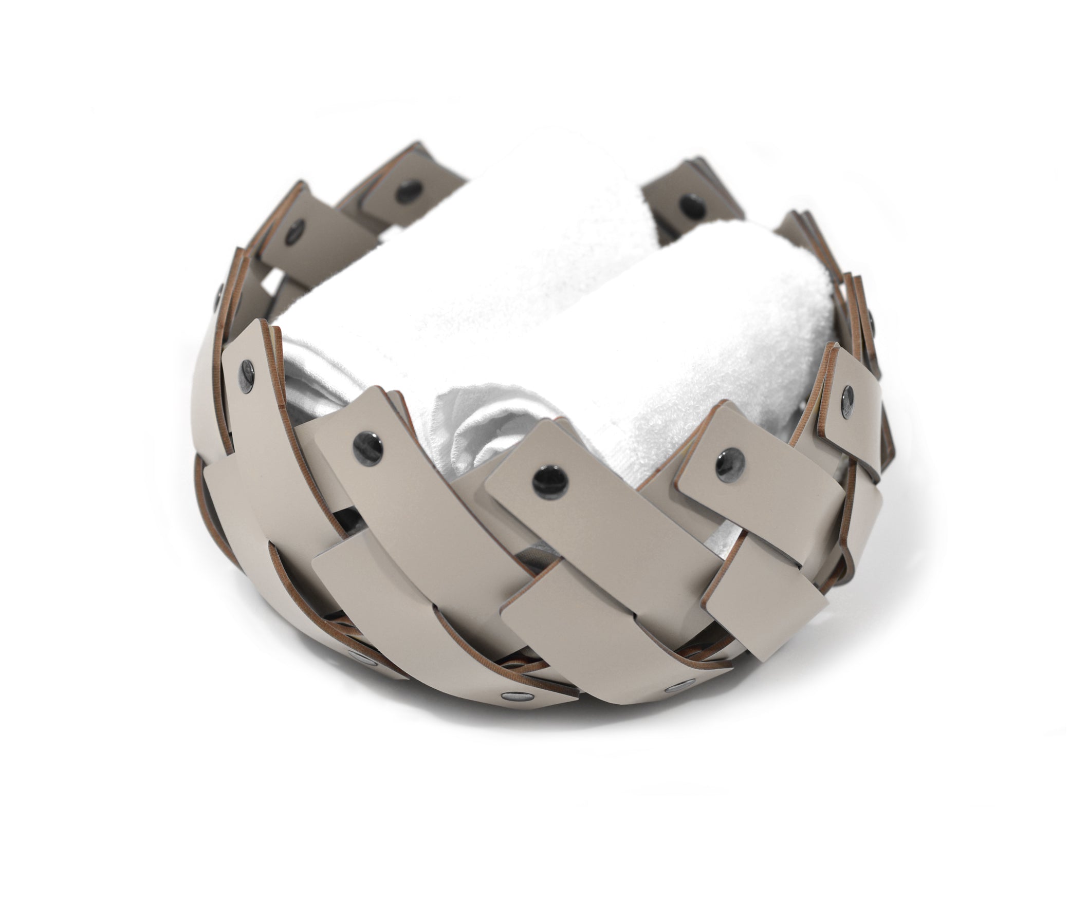 Пустой карман Almeria - Ø20XH13см / регенерированная кожа_белый Pinetti 00.1234.082.000 - Вид №1