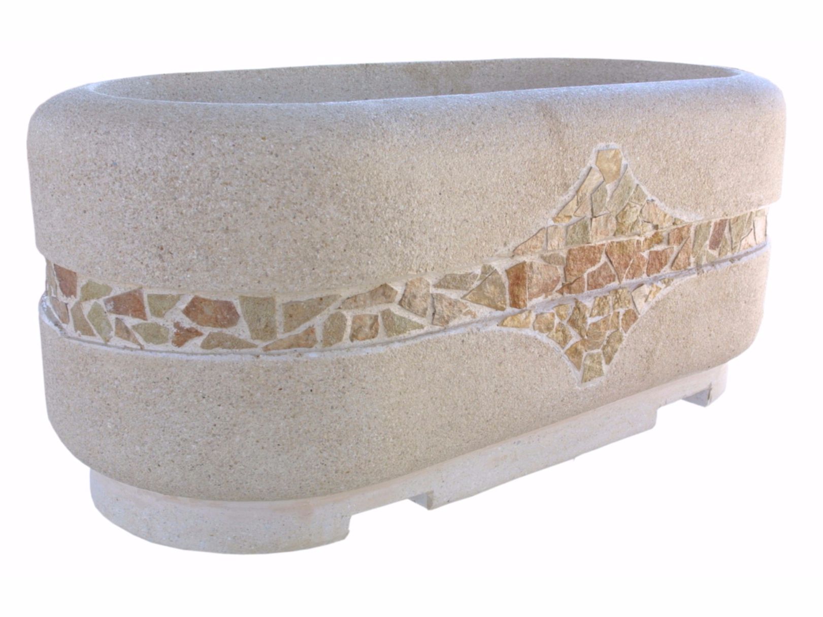 Восстановленный каменный низкий плантатор Viscio Urban Design FRAME 120 ARCH-00135234 - Вид №1