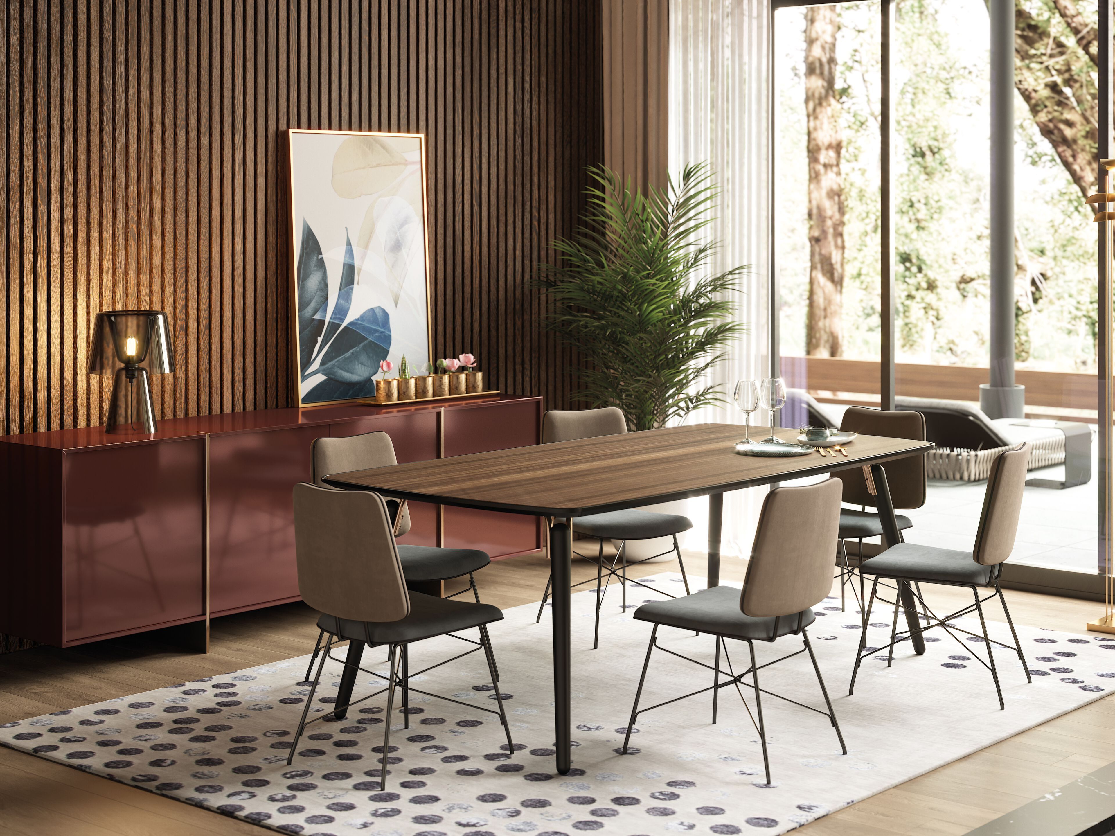 Мягкий стул из ткани PRADDY Metro ARCH-00135950 - Вид №2