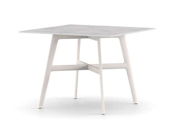 Квадратный садовый стол с керамической столешницей DEDON SEAX ARCH-00124428