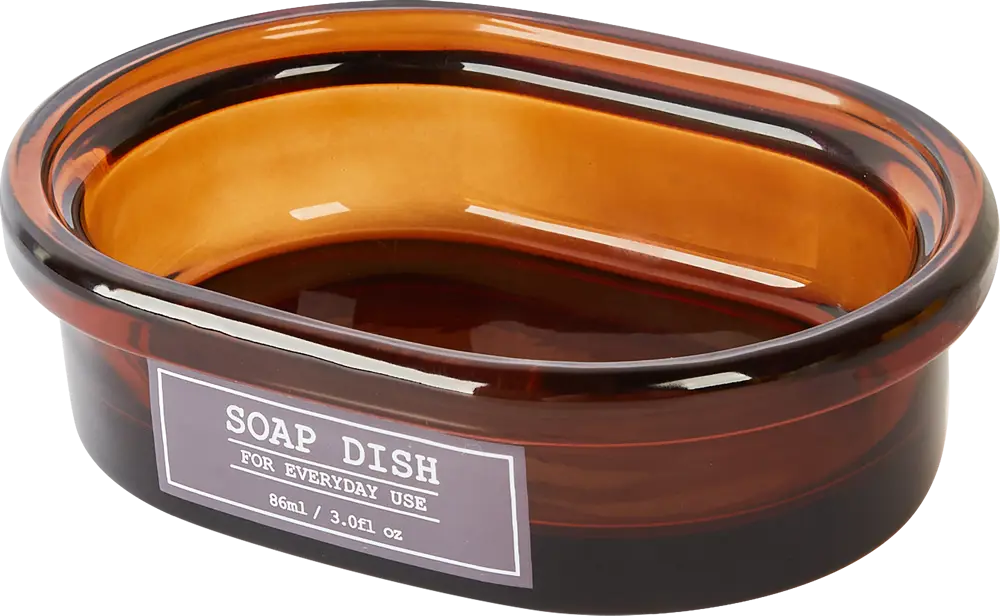 Мыльница VIDAGE Fiole из тонированного стекла для ванной и кухни 87506918