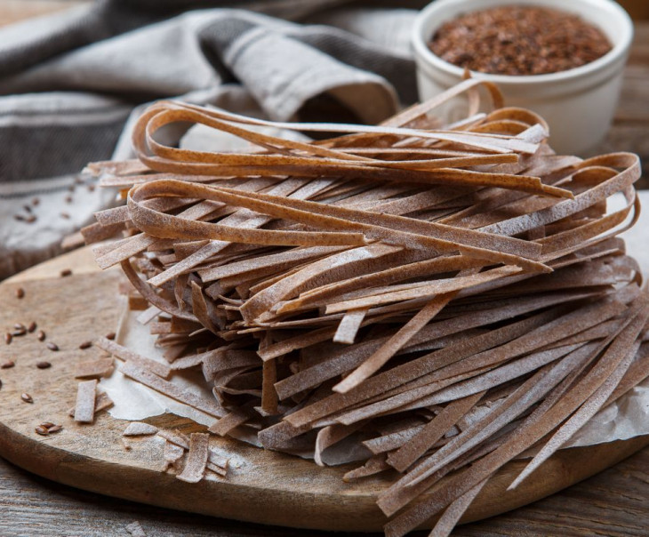 2244 Лапша "Домашняя" с мукой из семян льна Вкусляндия  - Вид №2