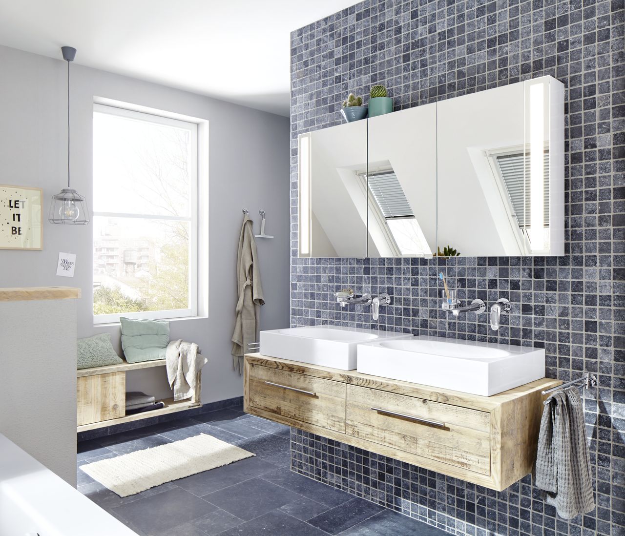 Черная мраморная мозаика Marquina Mosaix ARCH-00122996 - Вид №4