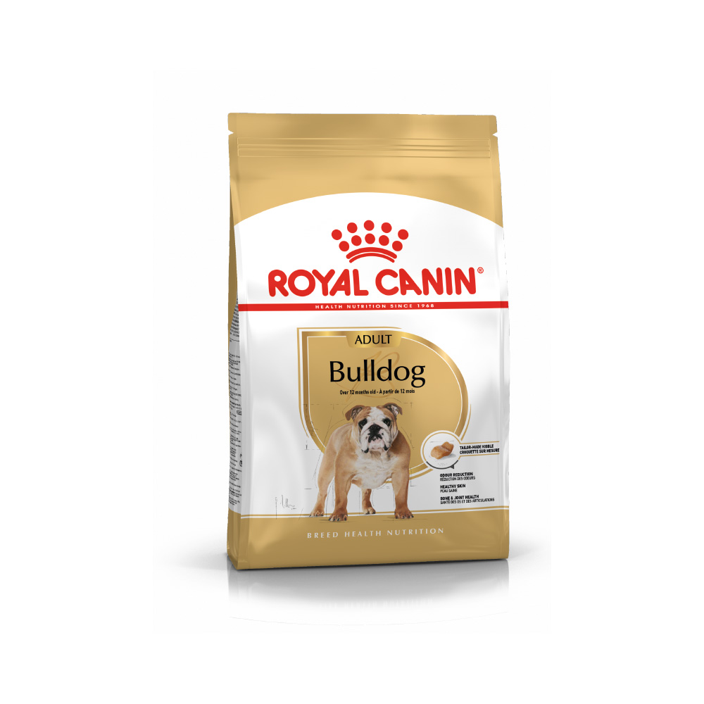 Т0023111 Корм для собак Bulldog для породы английский бульдог старше 12 месяцев сух. 12кг ROYAL CANIN 