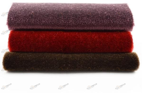 l'Opificio Однотонная огнестойкая флисовая ткань Velluto kid mohair sun-id-1488714