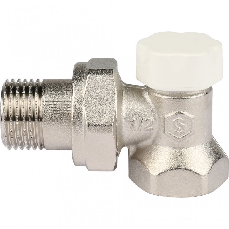 Клапан запорно-балансировочный угловой STOUT 1/2" SVL1156000015 - Вид №2