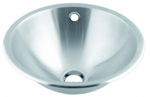 SNR036CS Встраиваемая раковина из нержавеющей стали Ø405 мм с переливом mediclinics