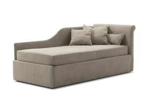 Односпальная кровать с изголовьем