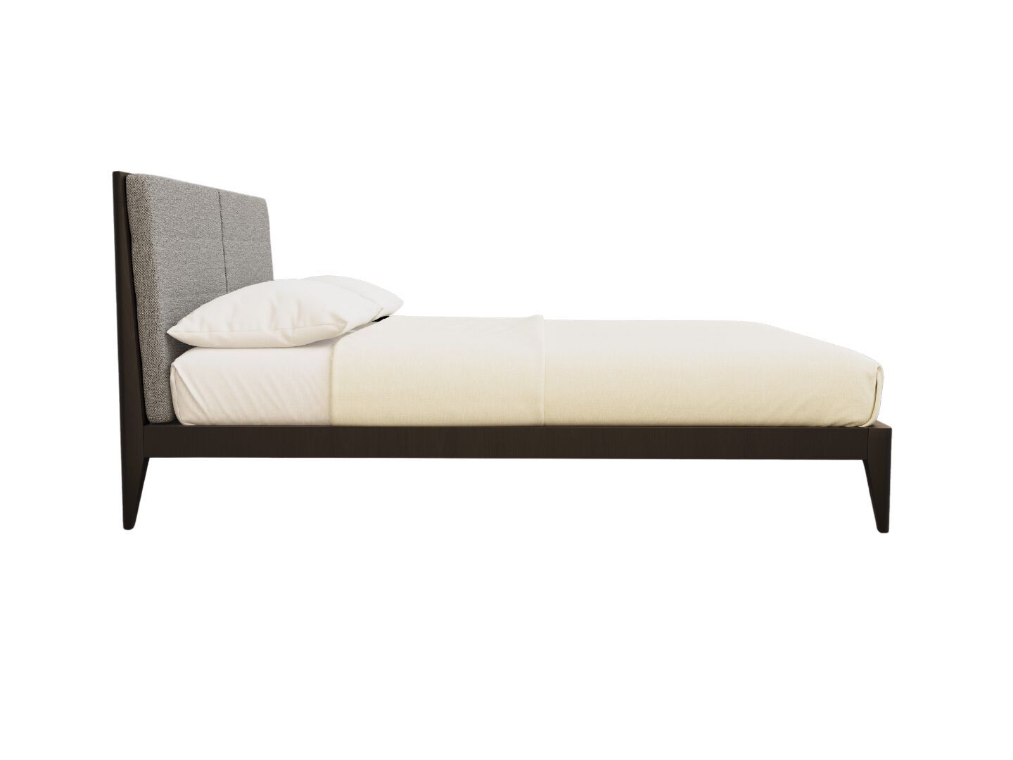 Вишневая кровать с мягким изголовьем Morelato современный ARCH-00122037 - Вид №2