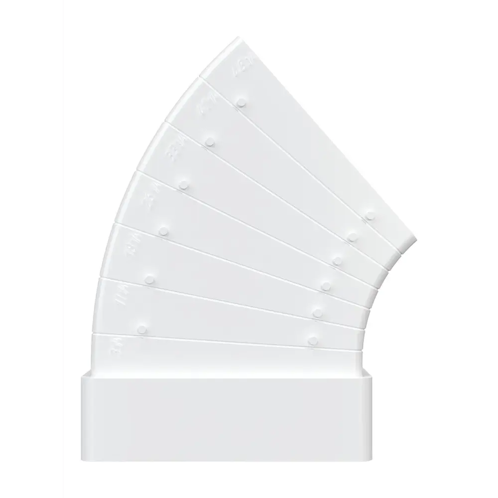 Колено разноугловое Fonet 55x110 мм пластик STLM-2094371 - Вид №2