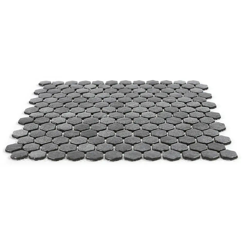 Мозаика стеклянная Natural STP-GR009-HEX 29x29 см цвет темно-серый 84830279 STLM-2178905 Santreyd Steppa - Вид №4
