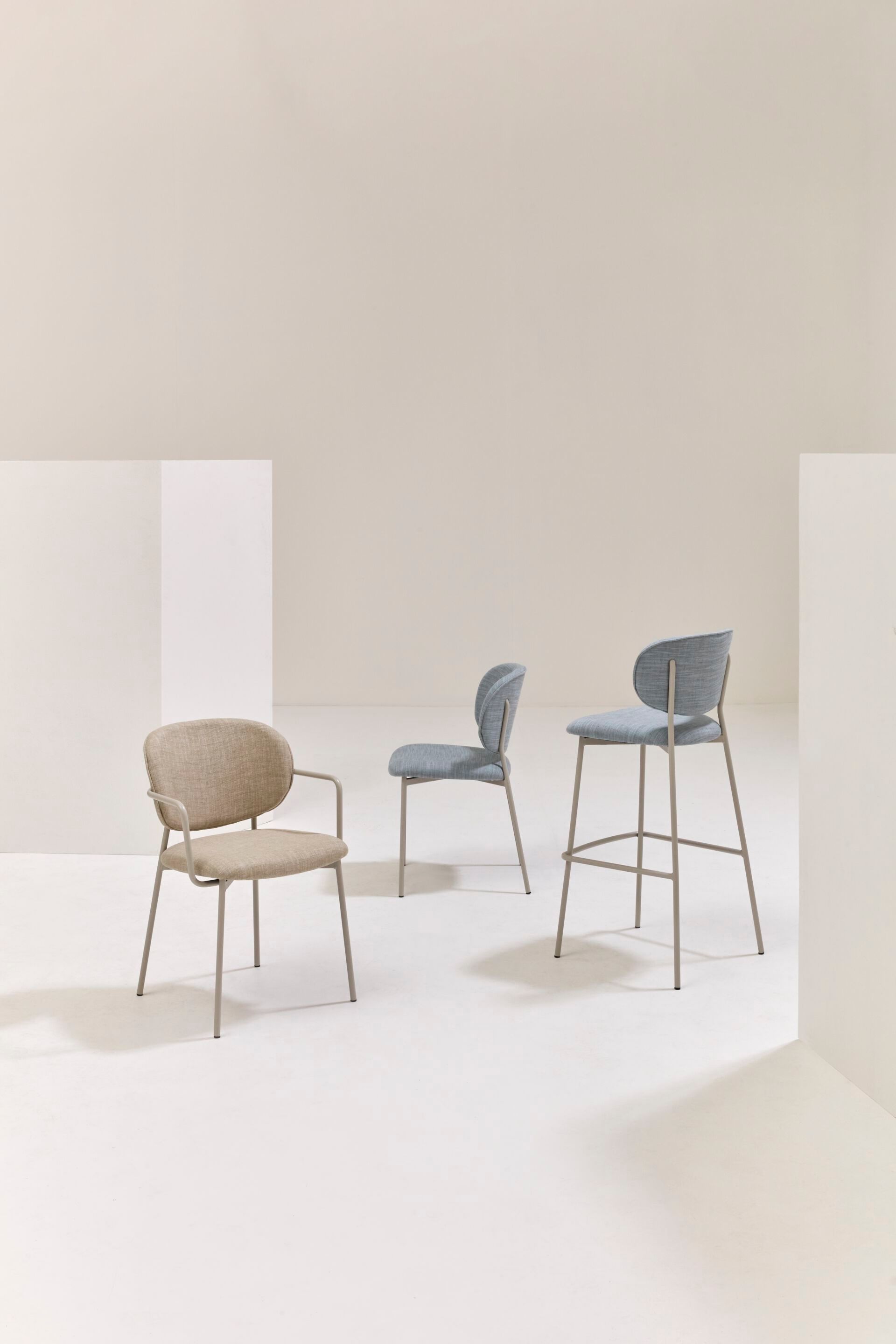 Стальной мягкий стул с подлокотниками Billiani Wround ARCH-00126914 - Вид №3