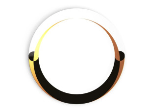 Фарфоровая сервировочная тарелка