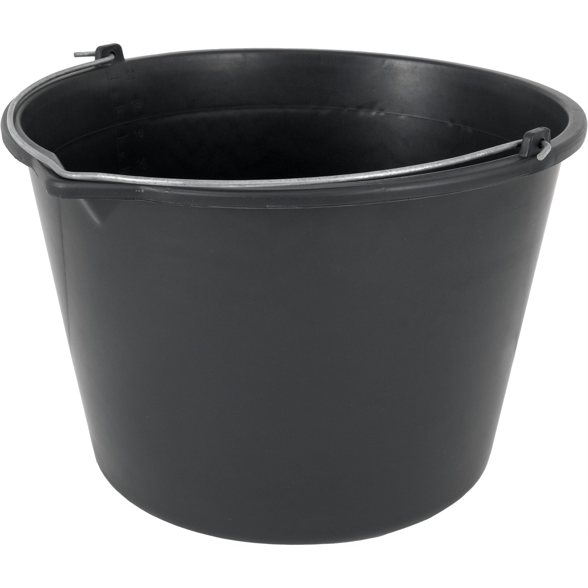 82366338 Ведро 20 л пластиковое цвет тёмно-серый Santreyd 