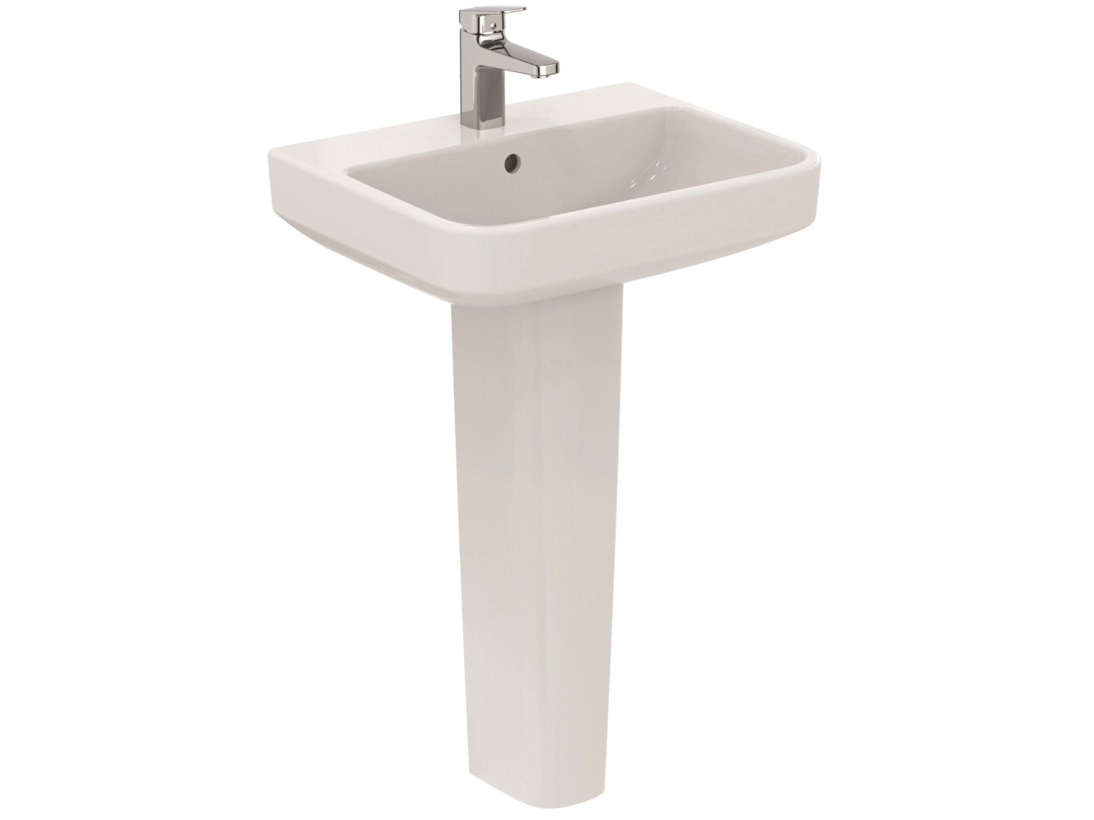 Прямоугольная раковина с переливом на колонне Ideal Standard i. life B ARCH-00072509 - Вид №4