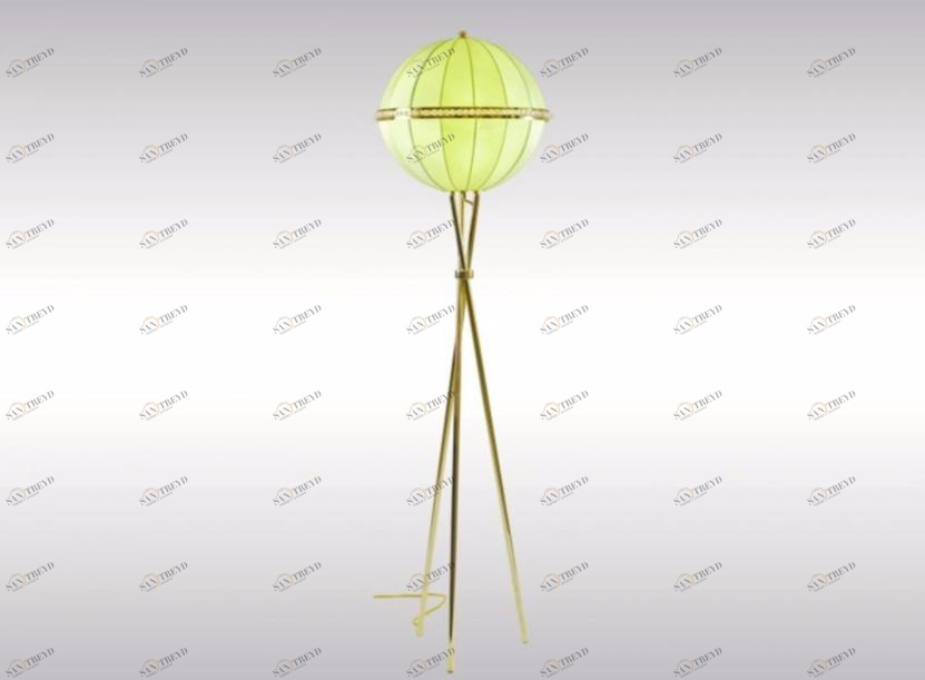 Woka Lamps Vienna Торшер с отраженным светом из ткани sun-id-1478061