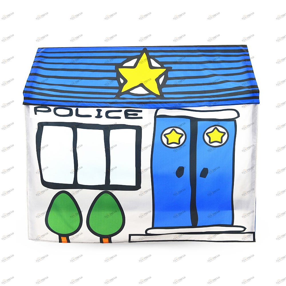 Накидка для кровати-домика Svogen игровая "Полиция" БЕЛЬМАРКО  00-3873223 Синий Santreyd 