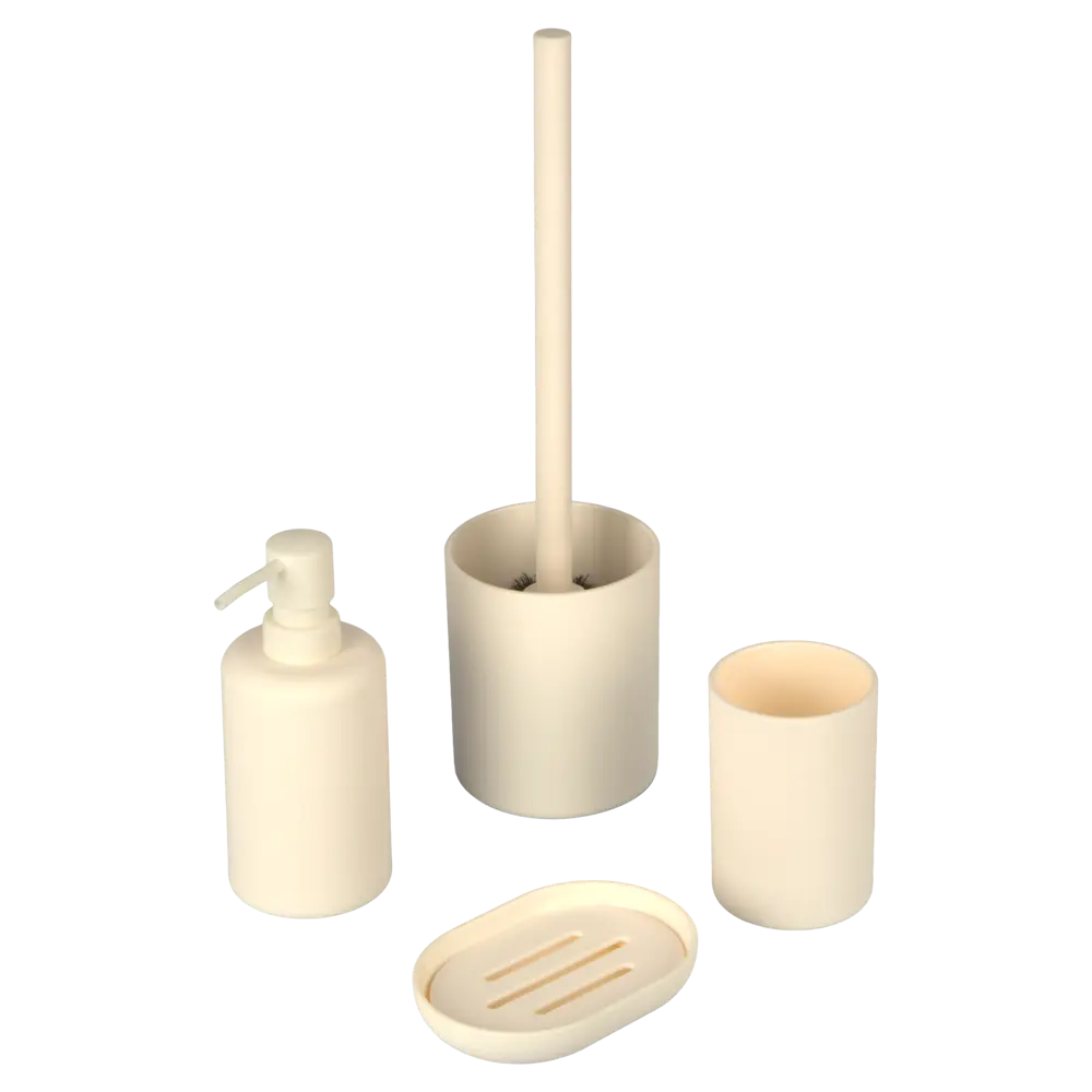 Мыльница SWENSA Swanny Cream элегантная для ванной в цвете экрю 89364706 STLM-1511215 - Вид №1