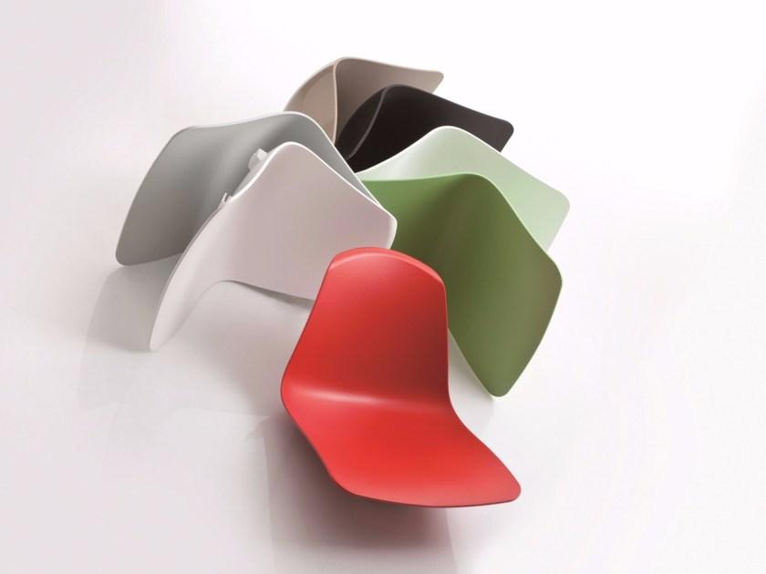 Luxy Штабелируемый стул на салазках из полипропилена с подлокотниками Epoca sun-id-1480129 - Вид №1