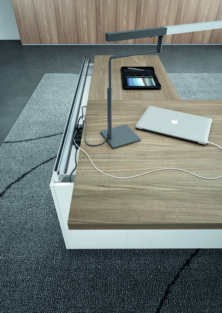 Quadrifoglio Рабочий стол со встроенной полкой T45 sun-id-1509343 - Вид №19