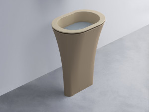 AMLA65-AV+AMPILO-BR+AMCOLO-AN Раковина Amedeo Ovale отдельностоящая cielo Enjoy + Amedeo