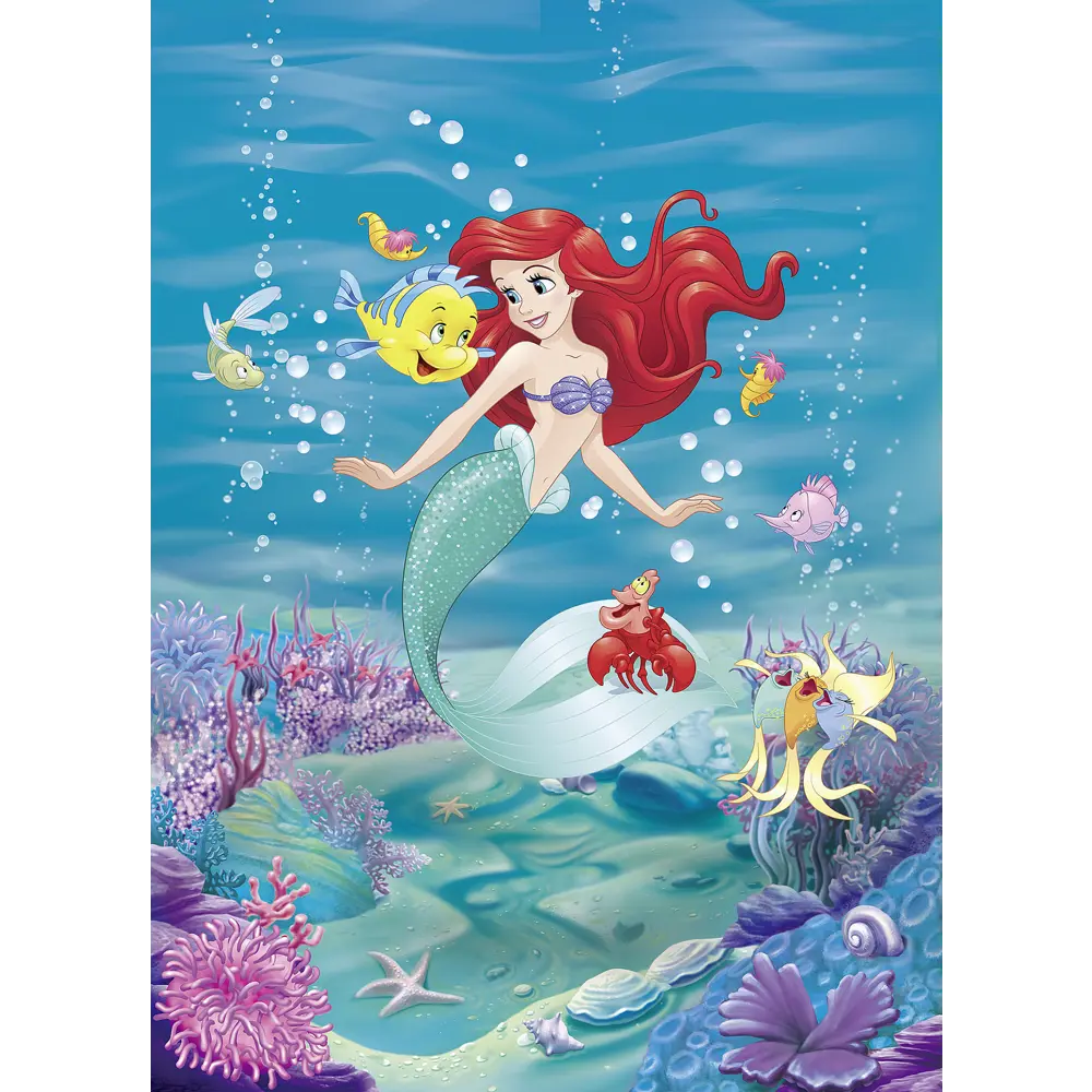 Фотообои «Поющая Ариэль» бумажные 184x254 см 4-4020 Komar Disney/Marvel/Star Wars STLM-2060793