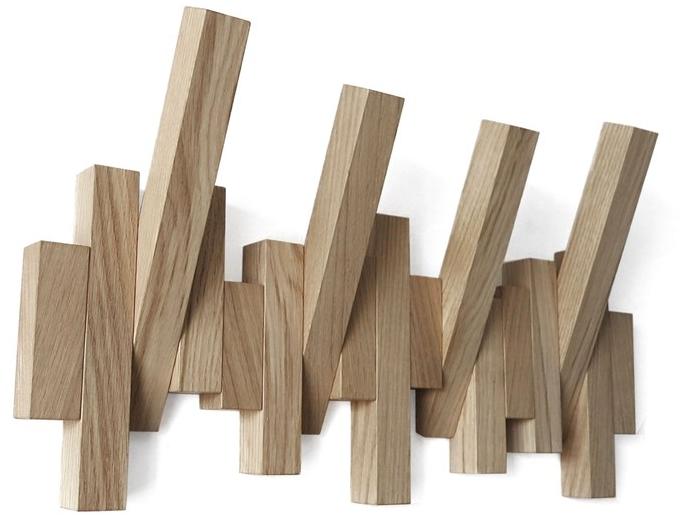 Designobject.it Настенная вешалка из дуба  It1502  - Вид №2