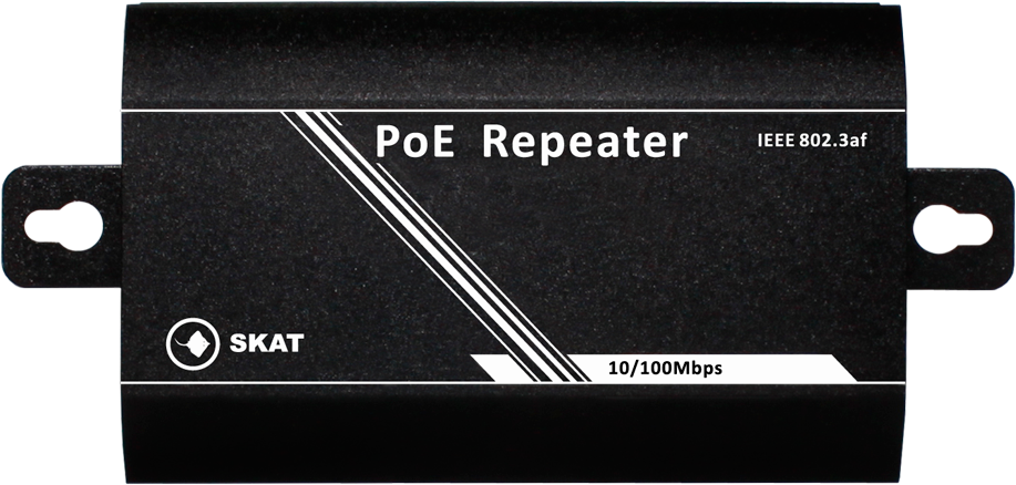 PSE-REP-E Repeater , power 15.4w, transmission distance 100m., input / output. rj-45 poe Бастион 