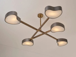 Металлический потолочный светильник