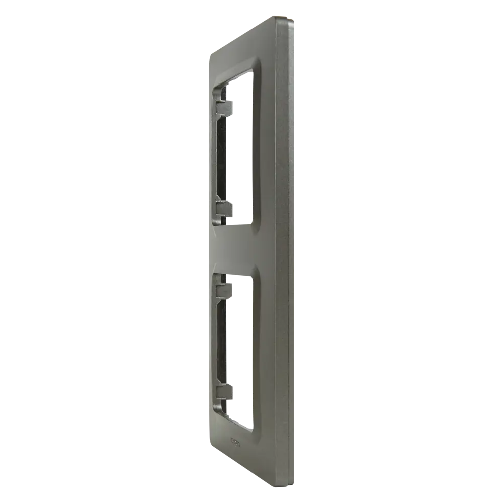 LEXMAN LILIAN - Декоративная рамка для розеток, 2 поста, цвет Титан 86761651 STLM-1516858 - Вид №2