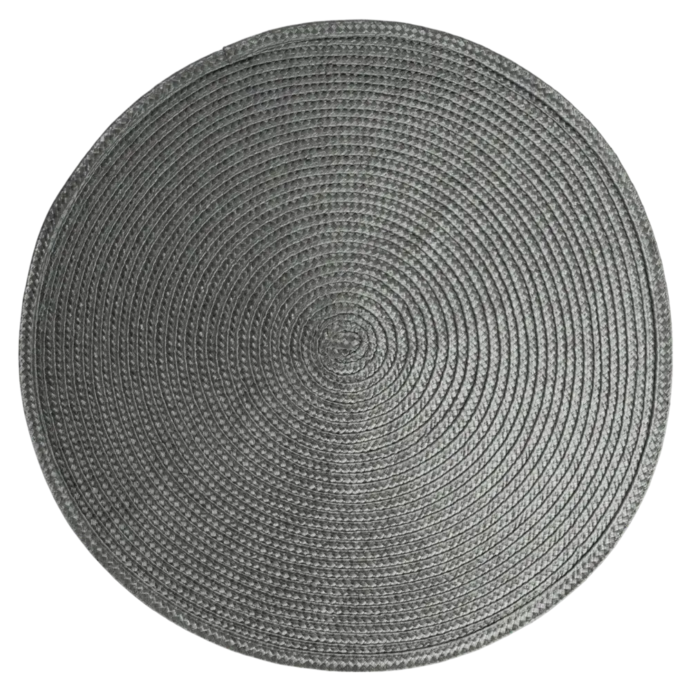 Салфетка под столовые приборы Vidage ø35 см круглая полипропилен цвет серый STLM-2210270 - Вид №1