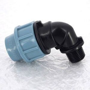 Угол обжим-Н 40 x 1" для труб ПНД UNIDELTA