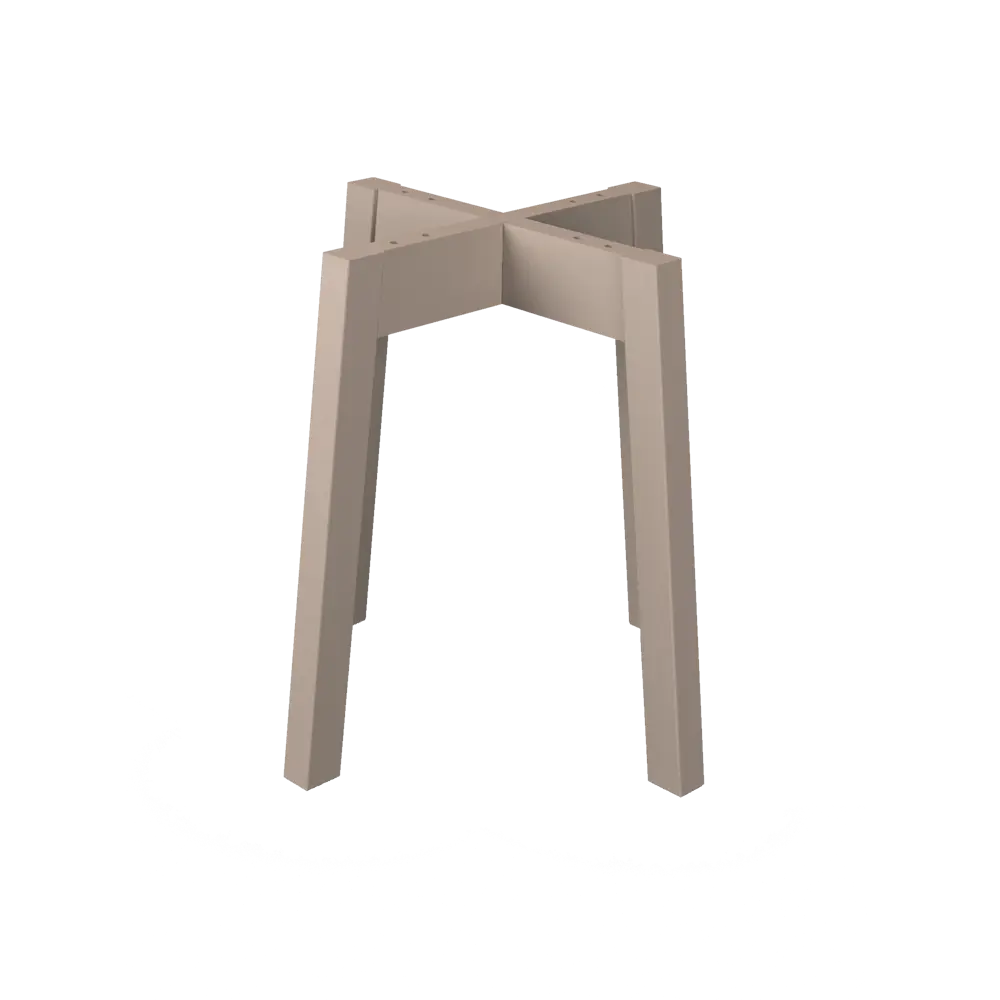 Каркас для табурета Гавр Delinia 33x33x41.5 см 42 см дерево цвет топо 83697035 STLM-2084450  - Вид №1