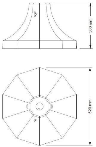 ENCHO ENCHEV - ETE Бетонное основание зонта sun-id-1358860 - Вид №4