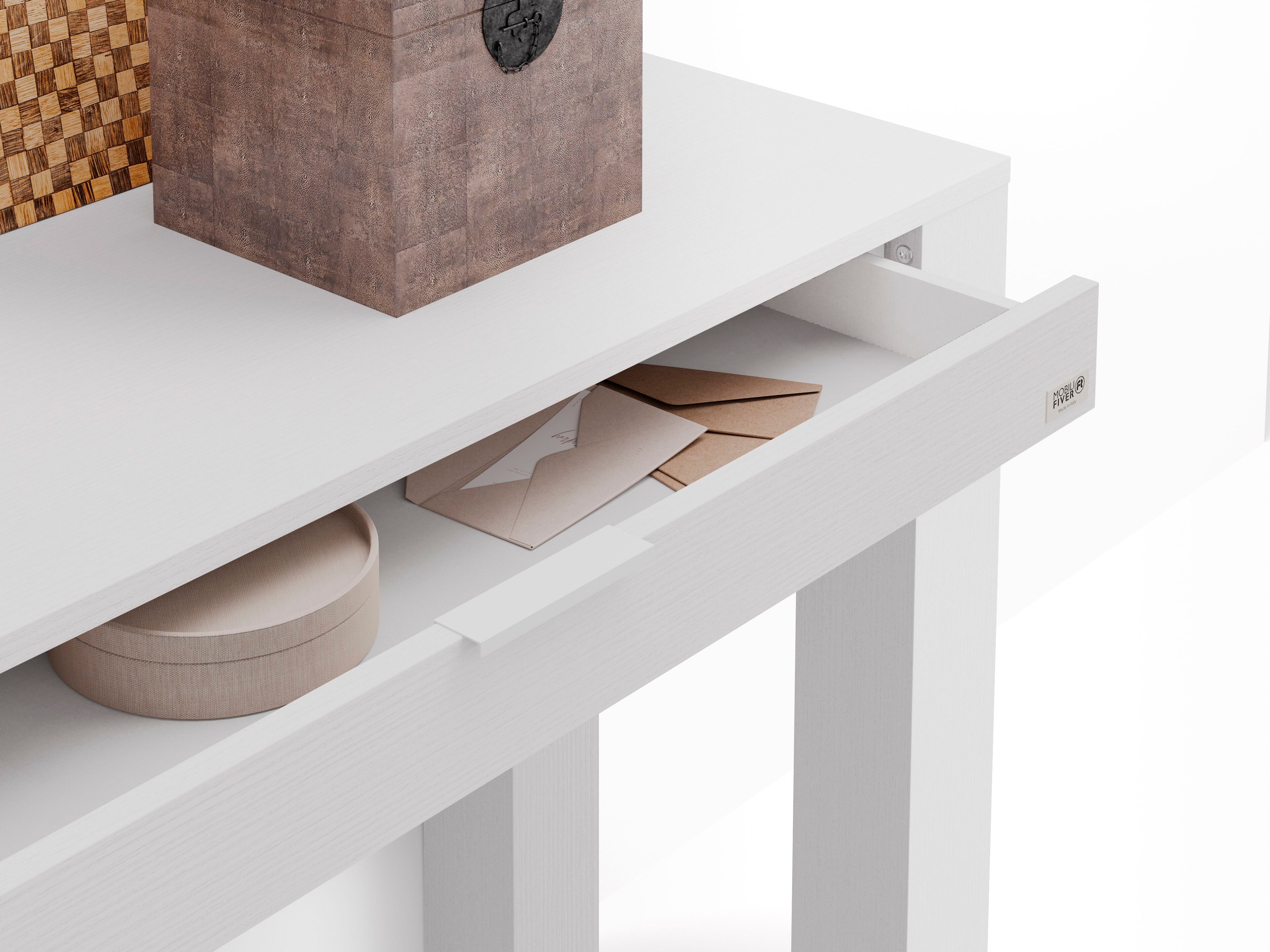 Прямоугольная консоль из белого ясеня Mobili Fiver Rachele ARCH-00068440 - Вид №2