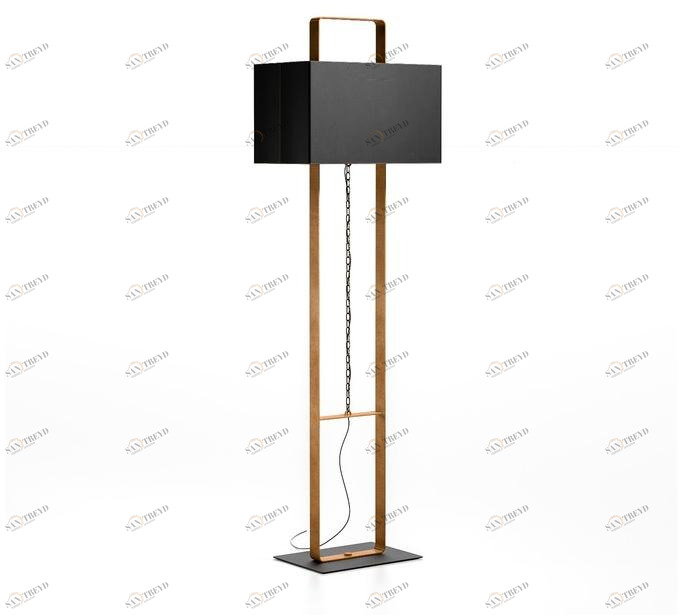 Caroti Торшер из металла прямого света Via montenapoleone 3024 