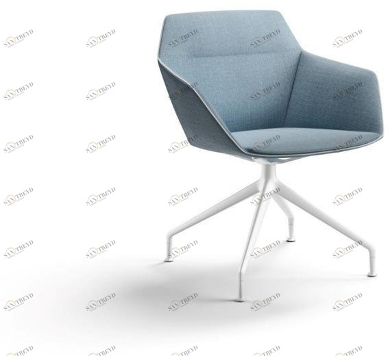 Brunner Мягкое кресло на жердочке из ткани с подлокотниками Ray sun-id-1438996