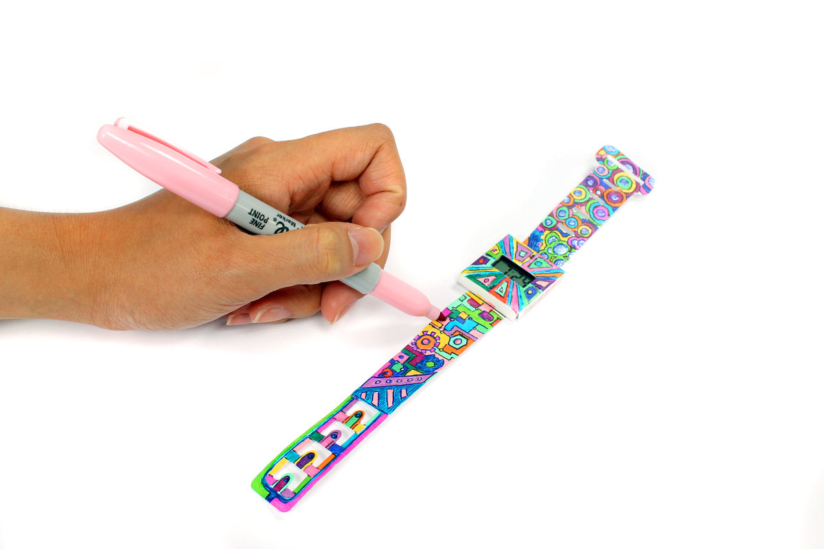 Часы для настоящих художников SUCK UK SKPAPERWATCH1 - Вид №2