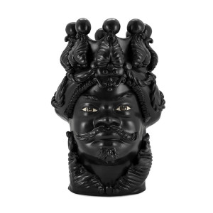 201083-BT ABHIKA ВАЗА MORO BIG MAN SIMPLY MAT BLACK MAT