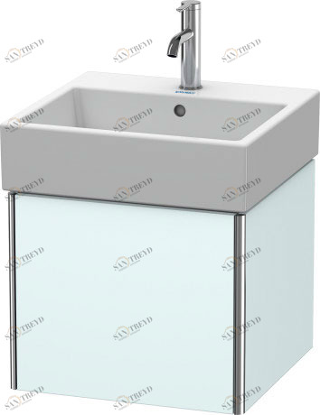 XS409200909 XSquare Тумбочка подвесная Светло-голубой матовый декор Duravit