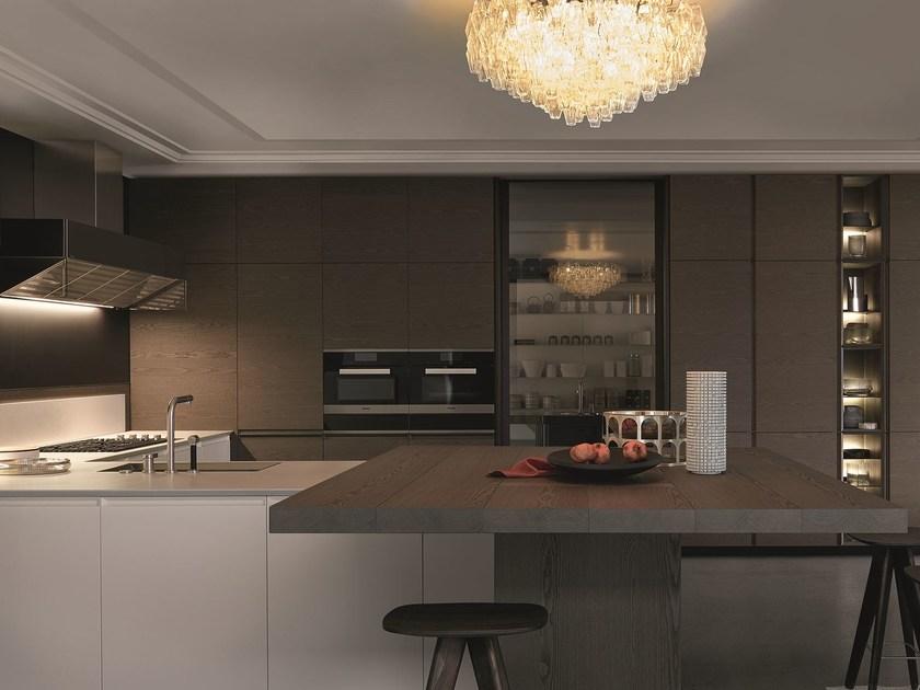 Poliform Модульная кухня из дерева и стекла sun-id-1411379 - Вид №1