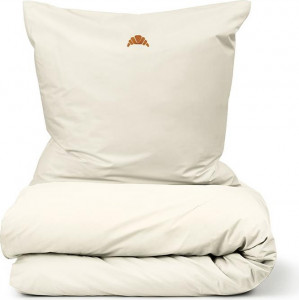 310501 Snooze Постельное белье 140x200 Lazy Morning Warm Grey Normann Copenhagen