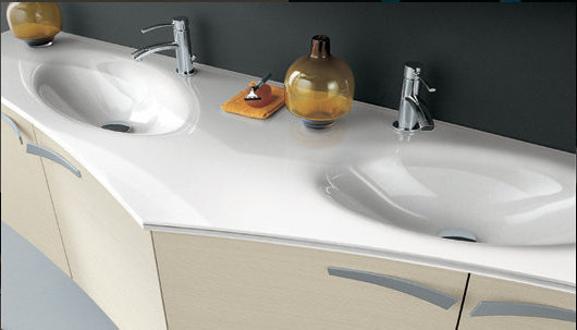 KE34 KENZIA Комплект мебели для ванной комнаты 210 см ARDECO Ardeco S. R. L 42761 - Вид №1