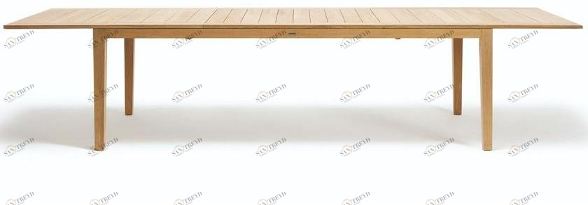 Ethimo Прямоугольный садовый стол из тикового дерева раздвижной Ribot sun-id-1387897